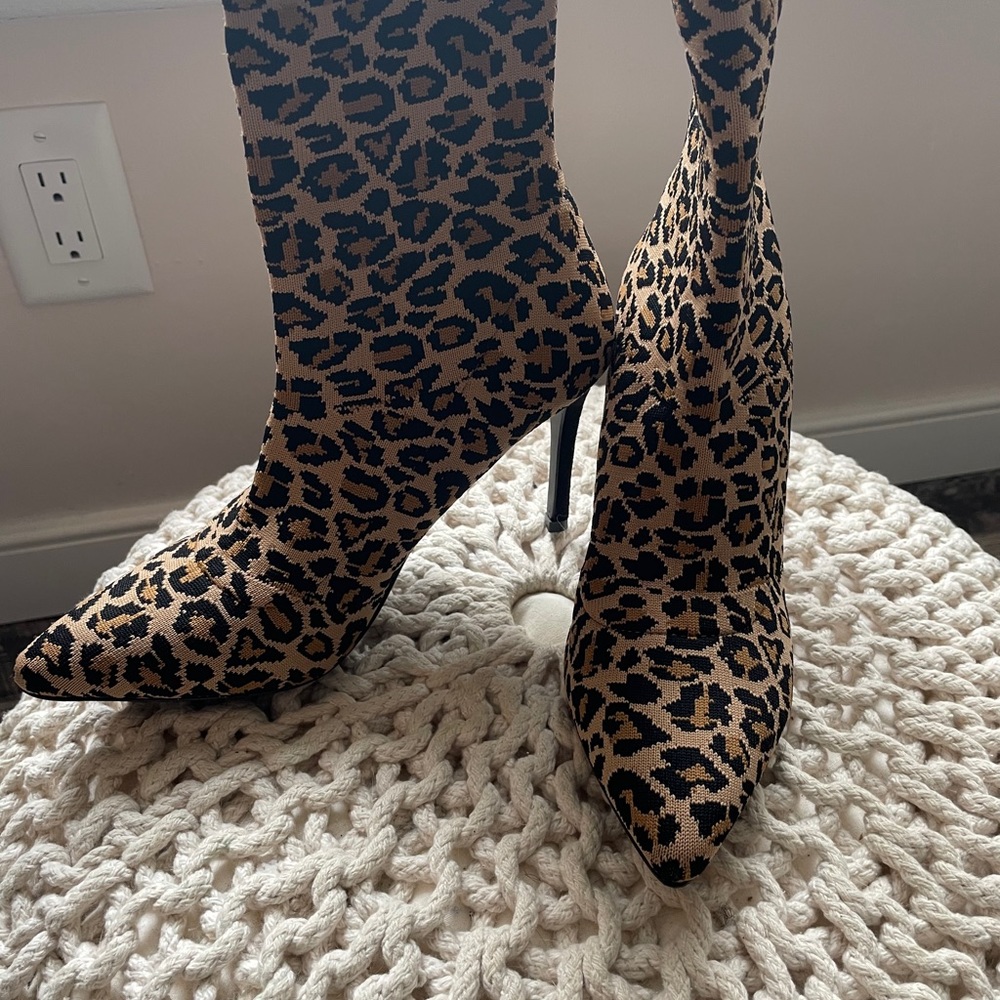Steve Madden Leopard Booties